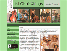 Tablet Screenshot of 1stchairstrings.com